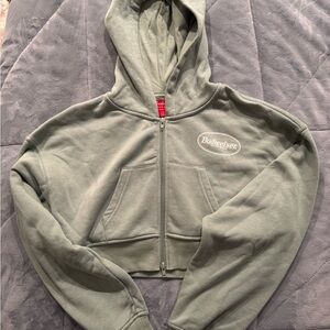 PacSun Olive Zip-Up Hoodie